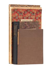 [JOHN HENRY NASH – BOOK CLUB OF CALIFORNIA]. A group of 5 works printed by John Henry Nash for the Book Club of California, comprising: