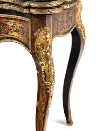 A Napoleon III Boulle Marquetry Flip-Top Table