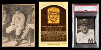 A Collection of Joe McCarthy Signed Autograph Items (Beckett Authentication Services and PSA)