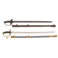 Lot of Two Reproduction Confederate Swords