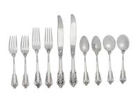 A Wallace Grand Baroque Silver Flatware Service