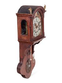 A Dutch Oak Wall Clock