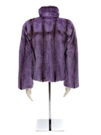 Michael Kors Lavender Mink Jacket ,
