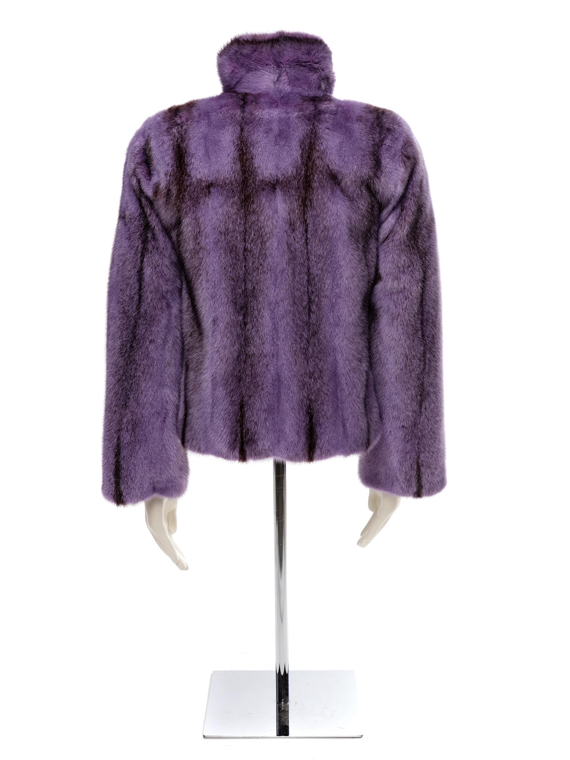 Michael Kors Lavender Mink Jacket ,