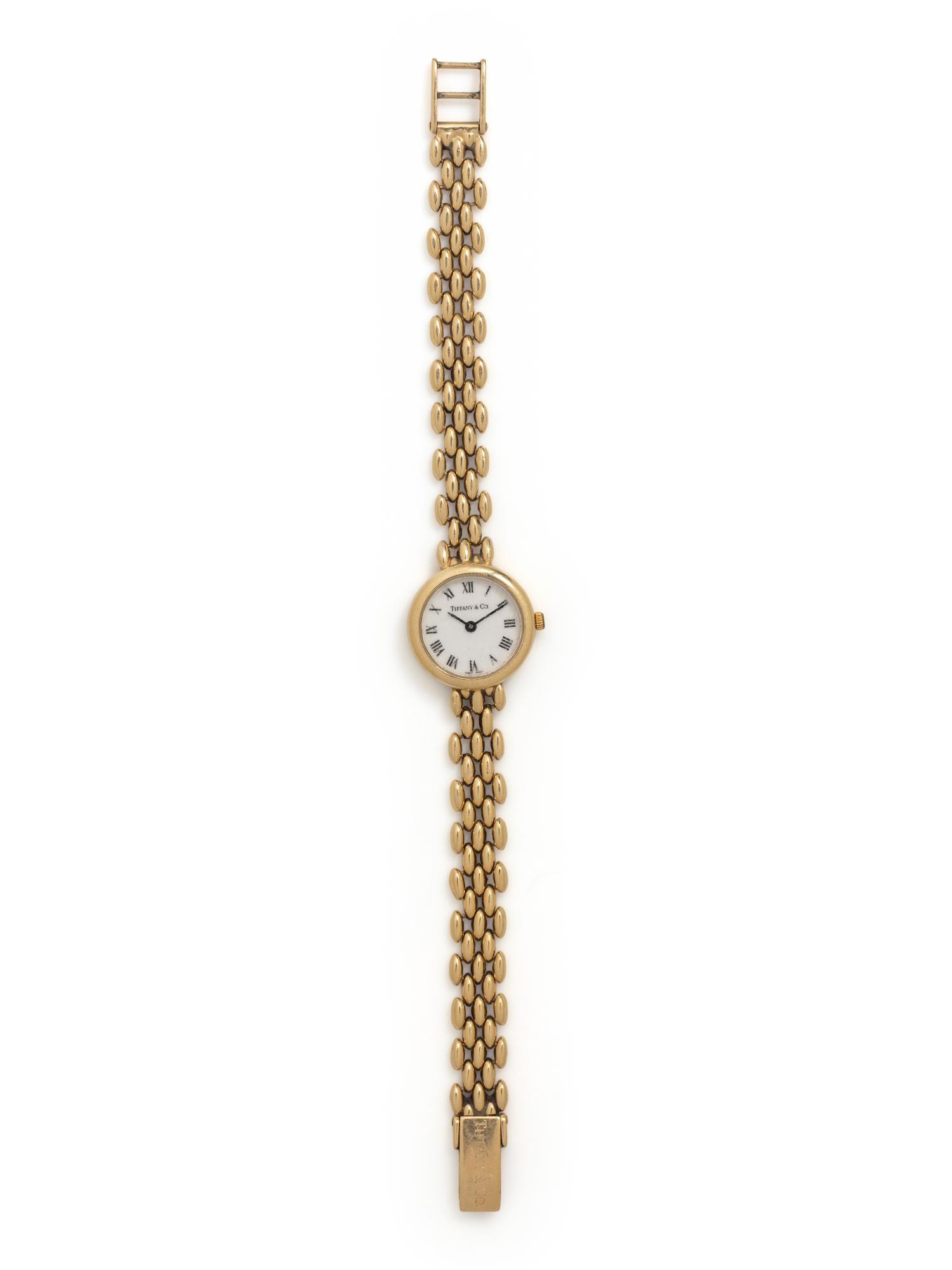 TIFFANY & CO., 14K YELLOW GOLD WATCH