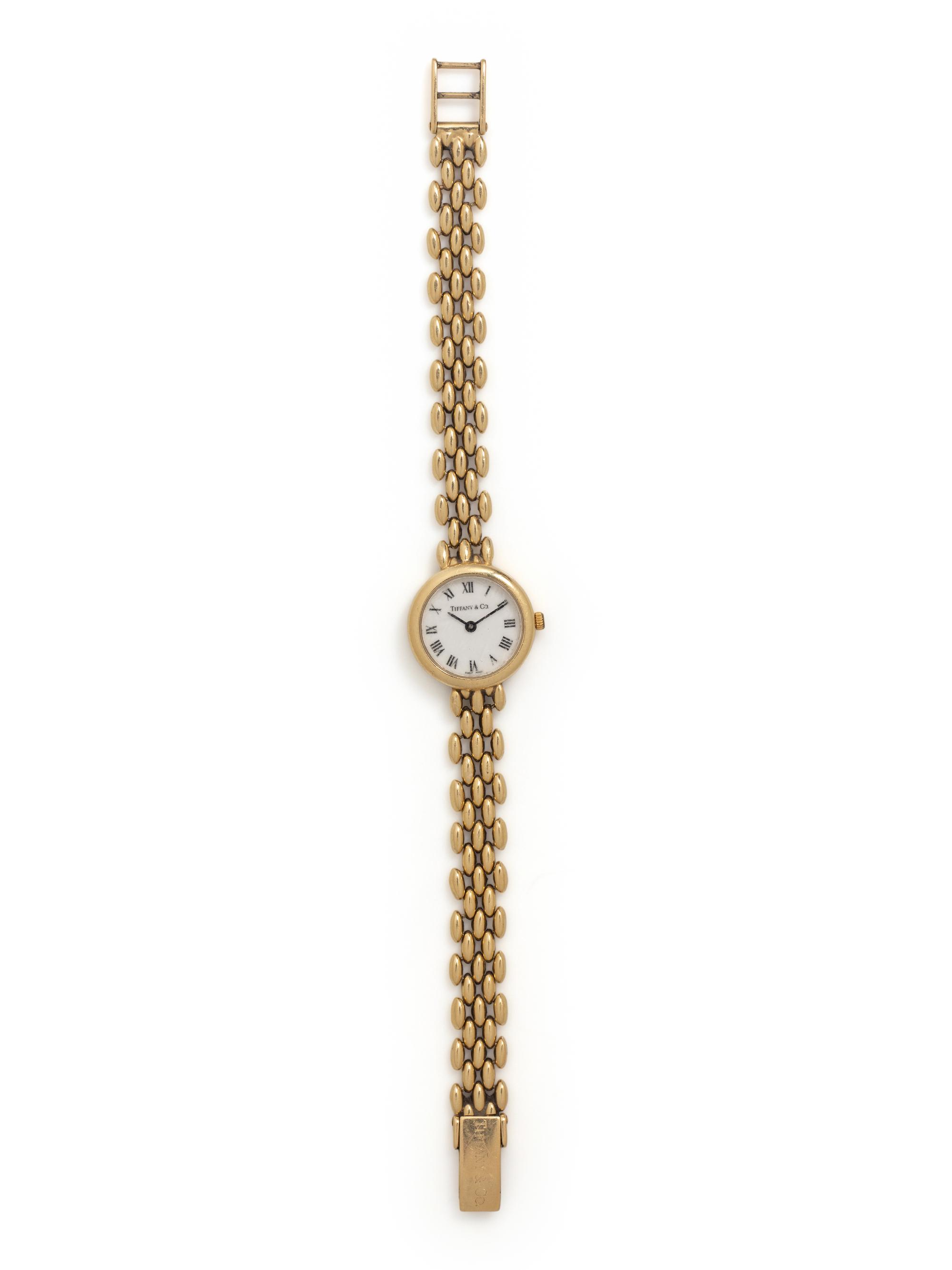 TIFFANY & CO., 14K YELLOW GOLD WATCH