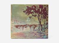 Marius Alexandre for Clement Massier, Lustre Glaze Wall Plaque