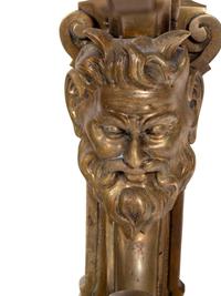 A Neoclassical Bronze Two-Light Sconce