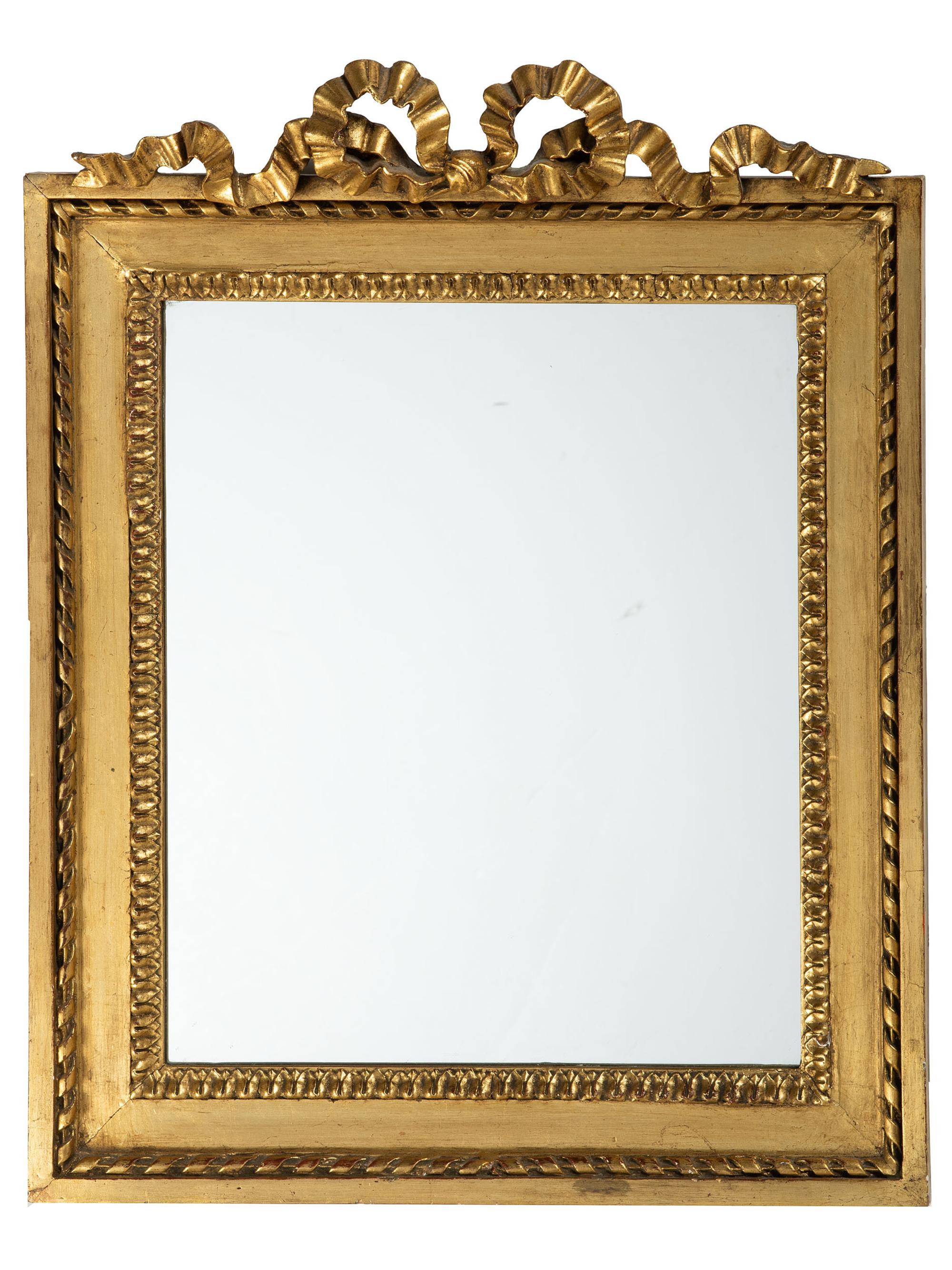A French Carved Giltwood Mirror