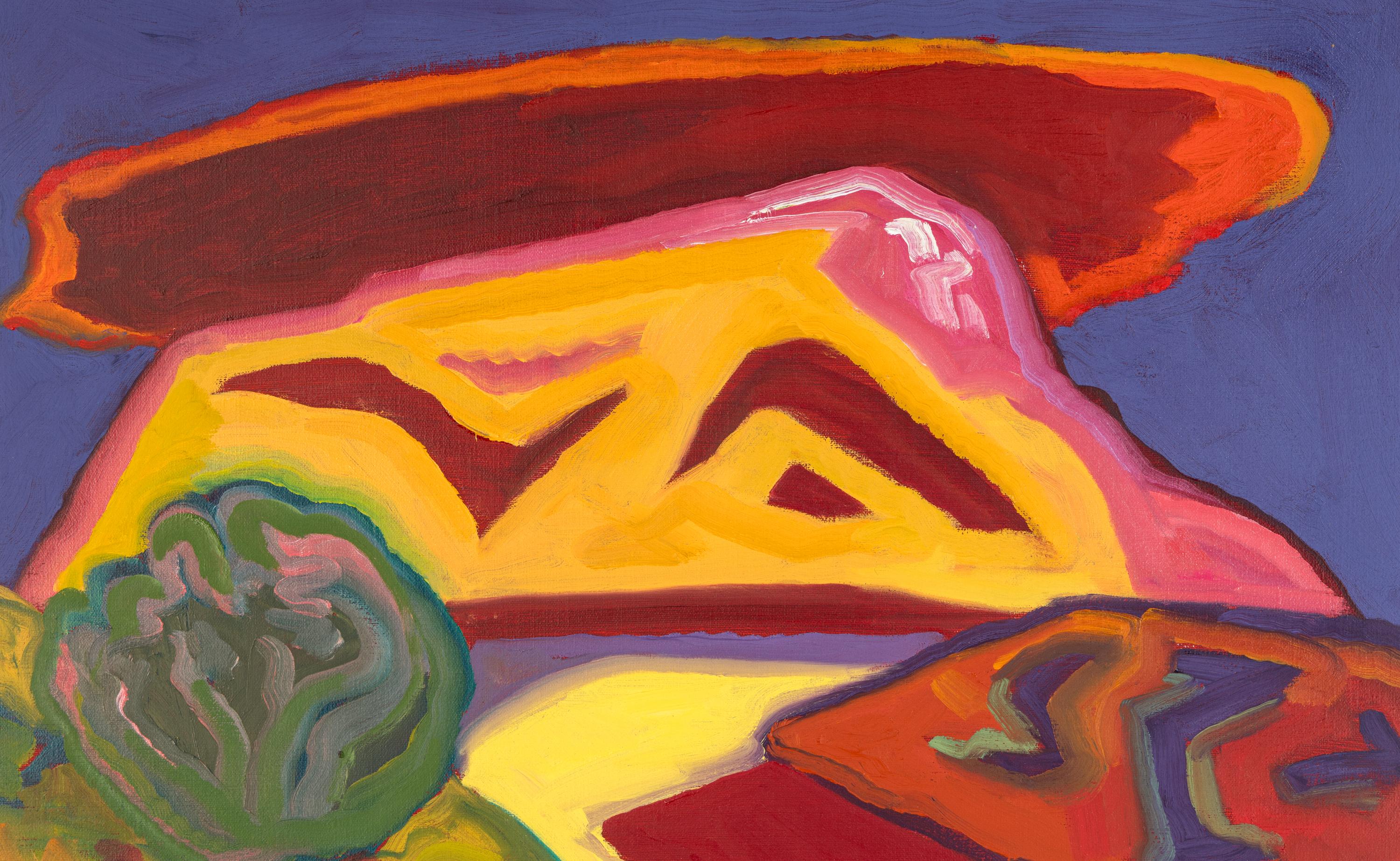 Red Cloud, Yellow Mesa , 1986