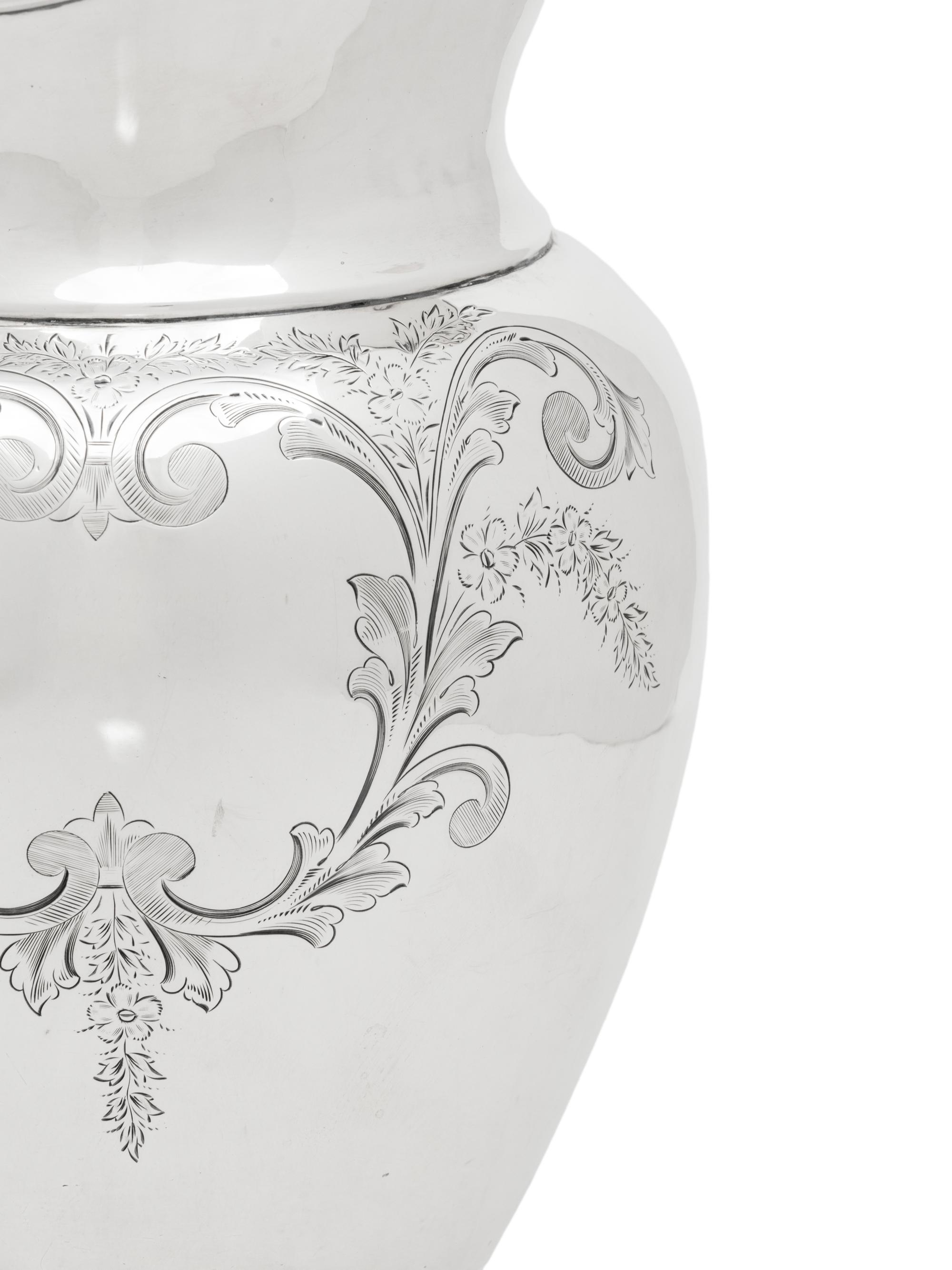An American Silver Pitcher