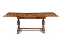 An English Arts and Crafts Oak Extension Dining Table