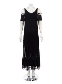 Chanel Knit Evening Dress with Lace Detail, Cruise 2007