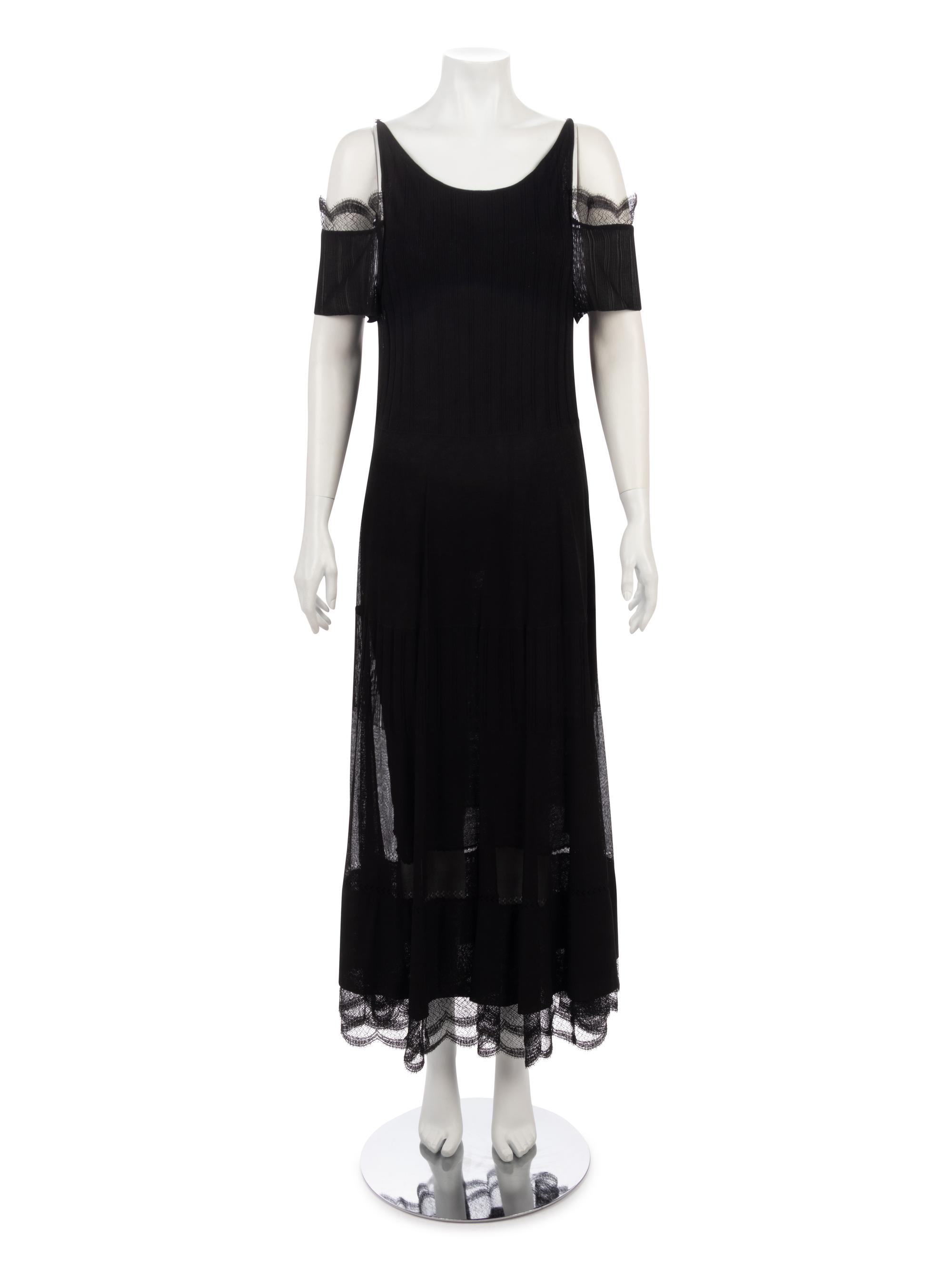 Chanel Knit Evening Dress with Lace Detail, Cruise 2007