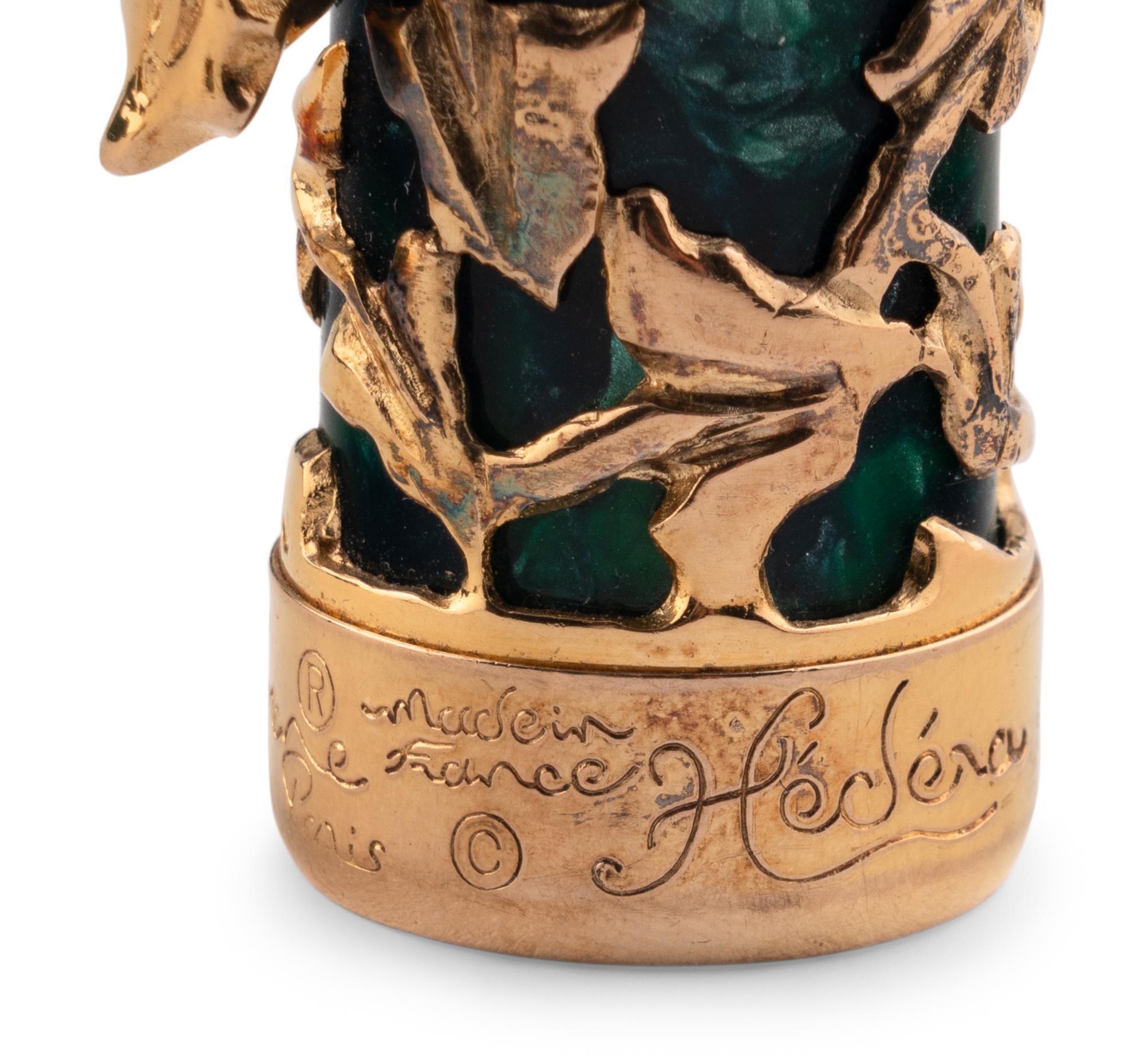 Secretary Madeleine Albright's Green Embossed Leather Desk Set and a Jean Pierre-Lepine Limited Edition Hédéra Fountain Pen
