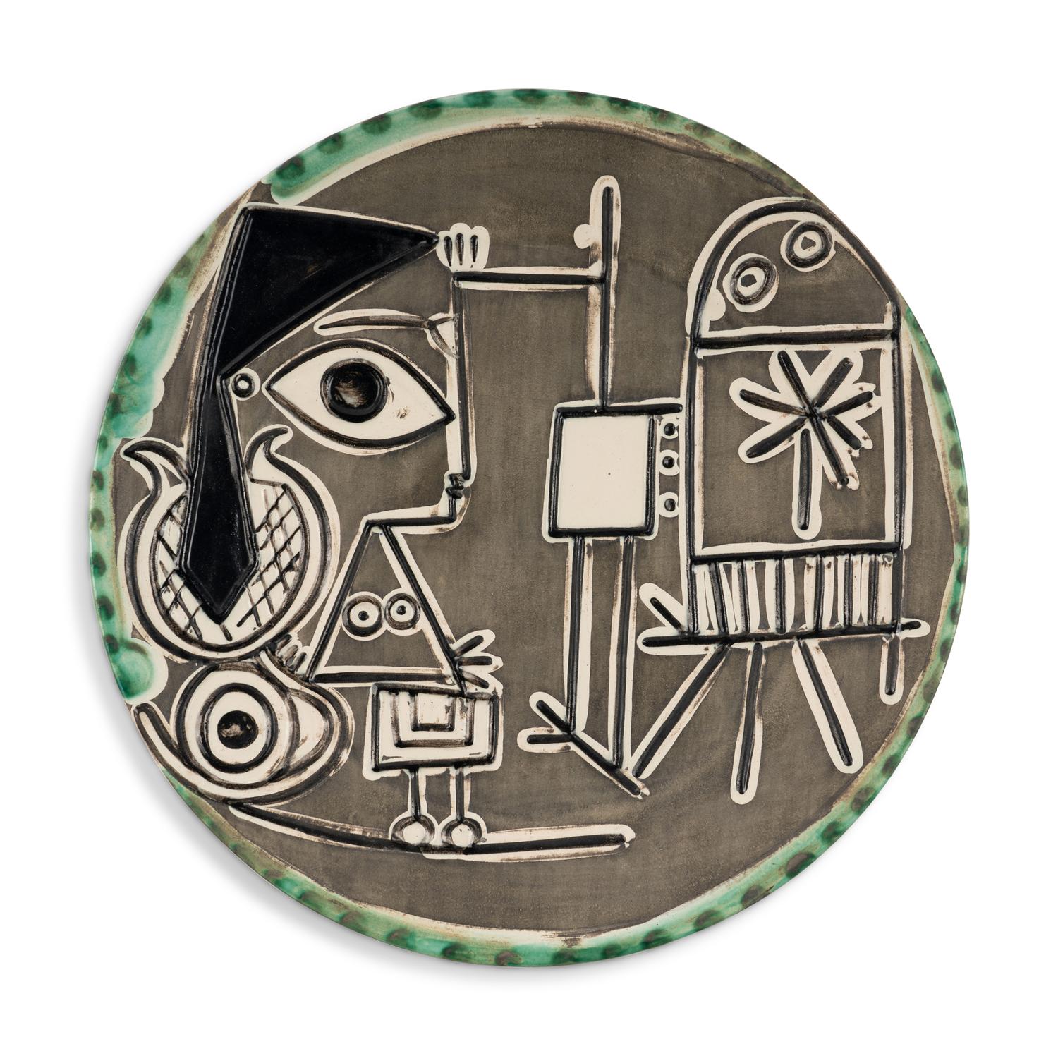 Jacqueline au chevalet (A.R. 333), 1956