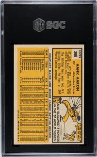 A 1963 Topps Hank Aaron Baseball Card No. 390 (SGC 7 NM)
