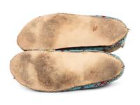 Northern Plains Beaded Hide Moccasins
