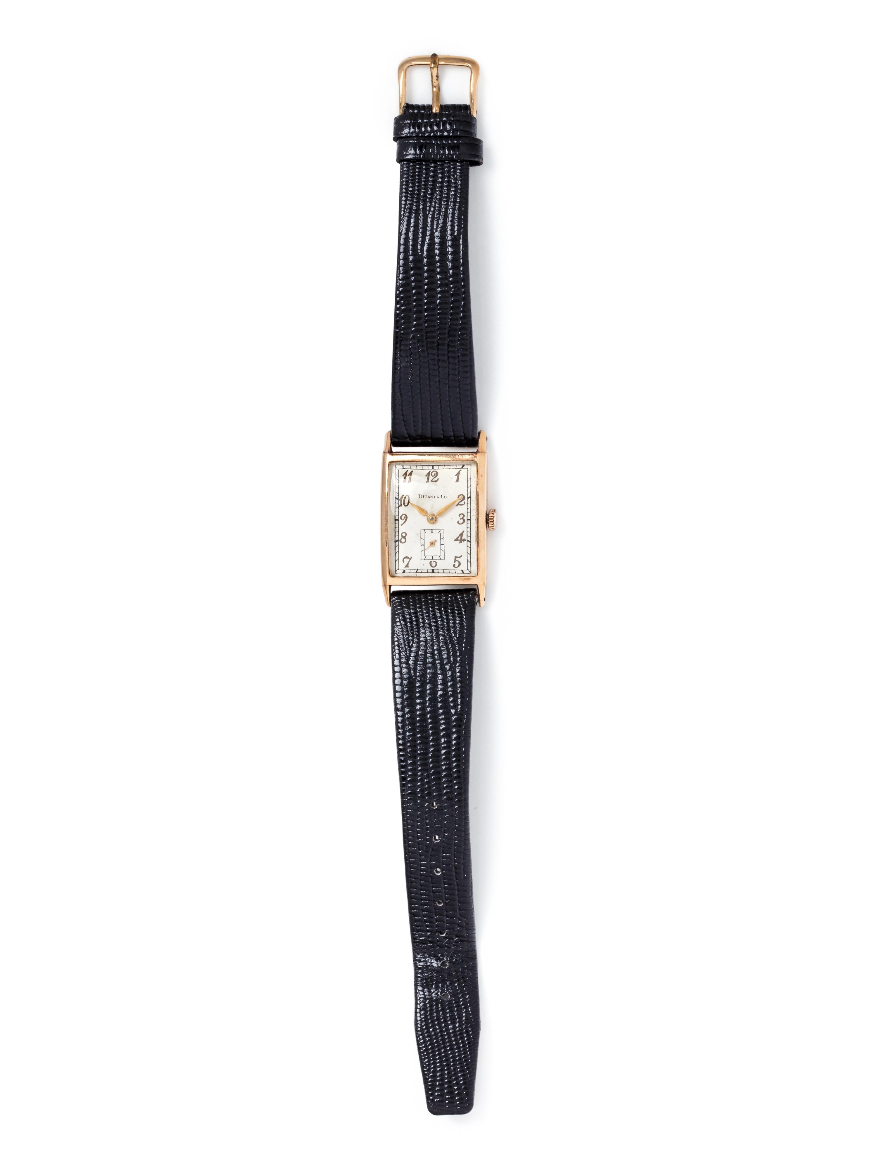 MOVADO, TIFFANY & CO., 14K YELLOW GOLD WRISTWATCH
