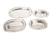 A Group of American Silver Trays — Reed and Barton, Taunton, MA