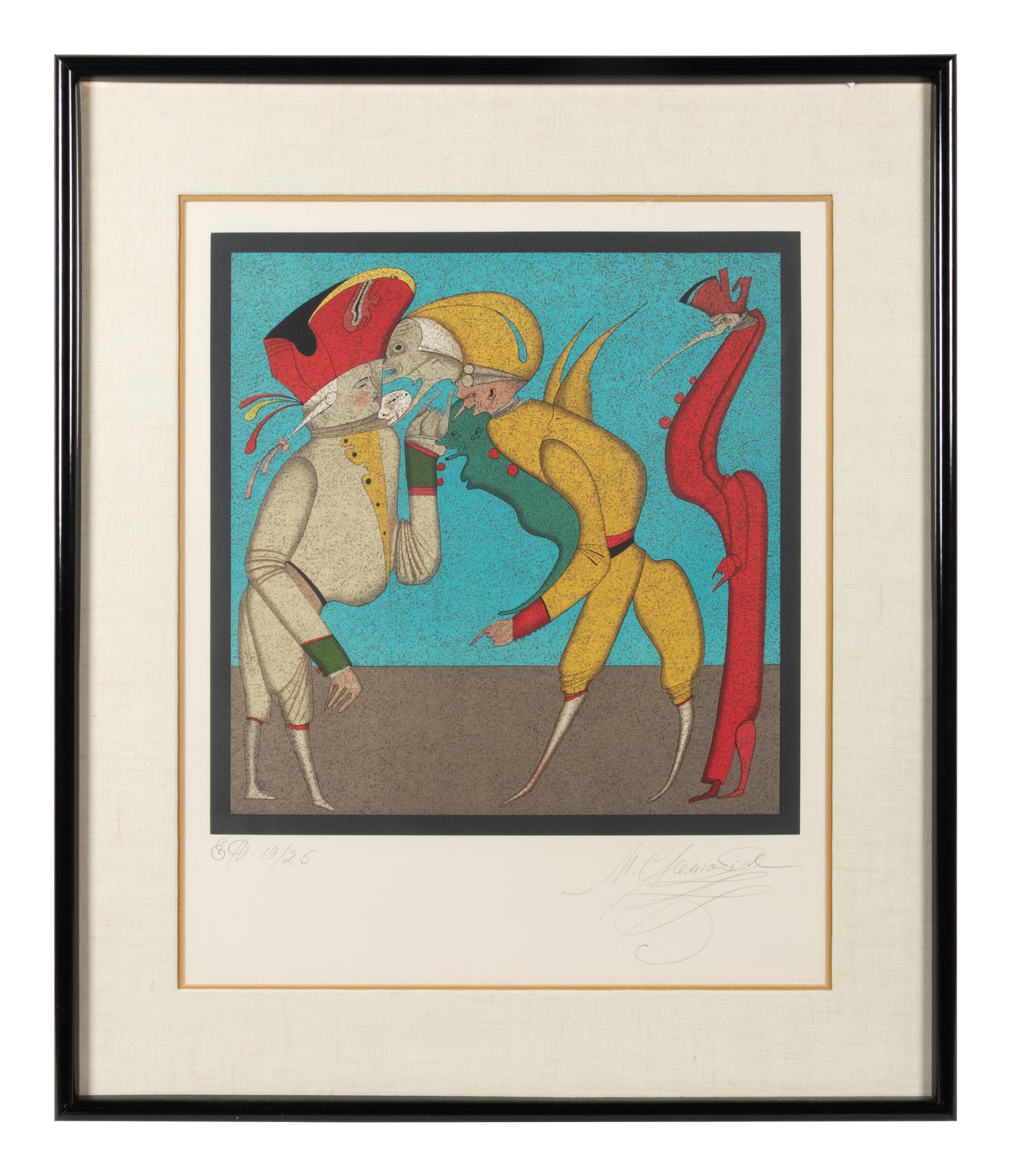 Metaphysical Composition and Untitled (a pair of works)
