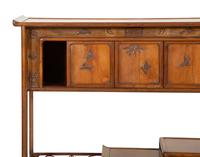 A Chinese Carved Hardwood Display Cabinet