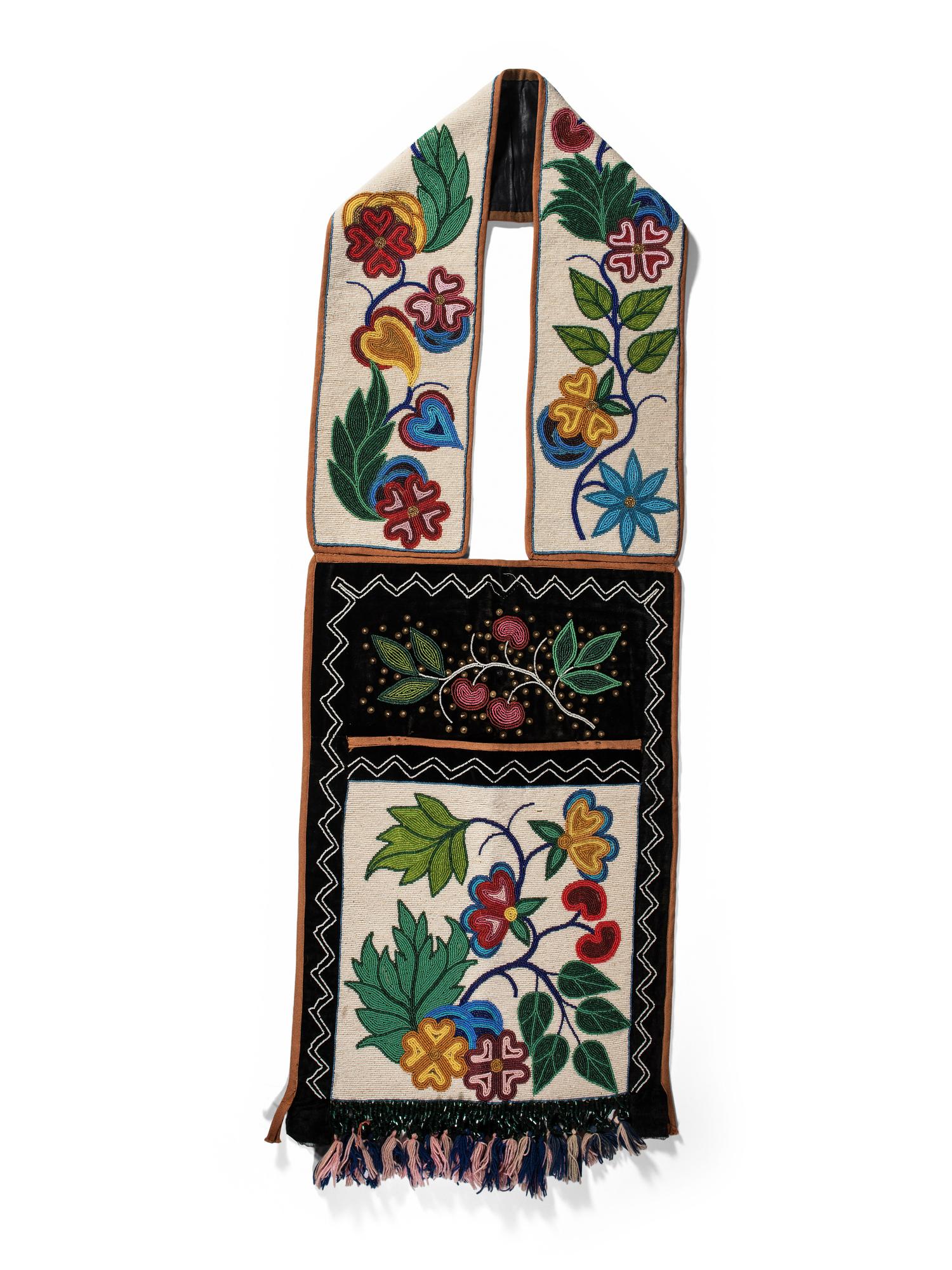 Anishinaabe Beaded Bandolier Bag
