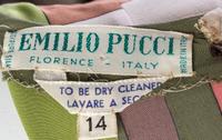 A Pucci Multicolor Silk Dress, Size 14.