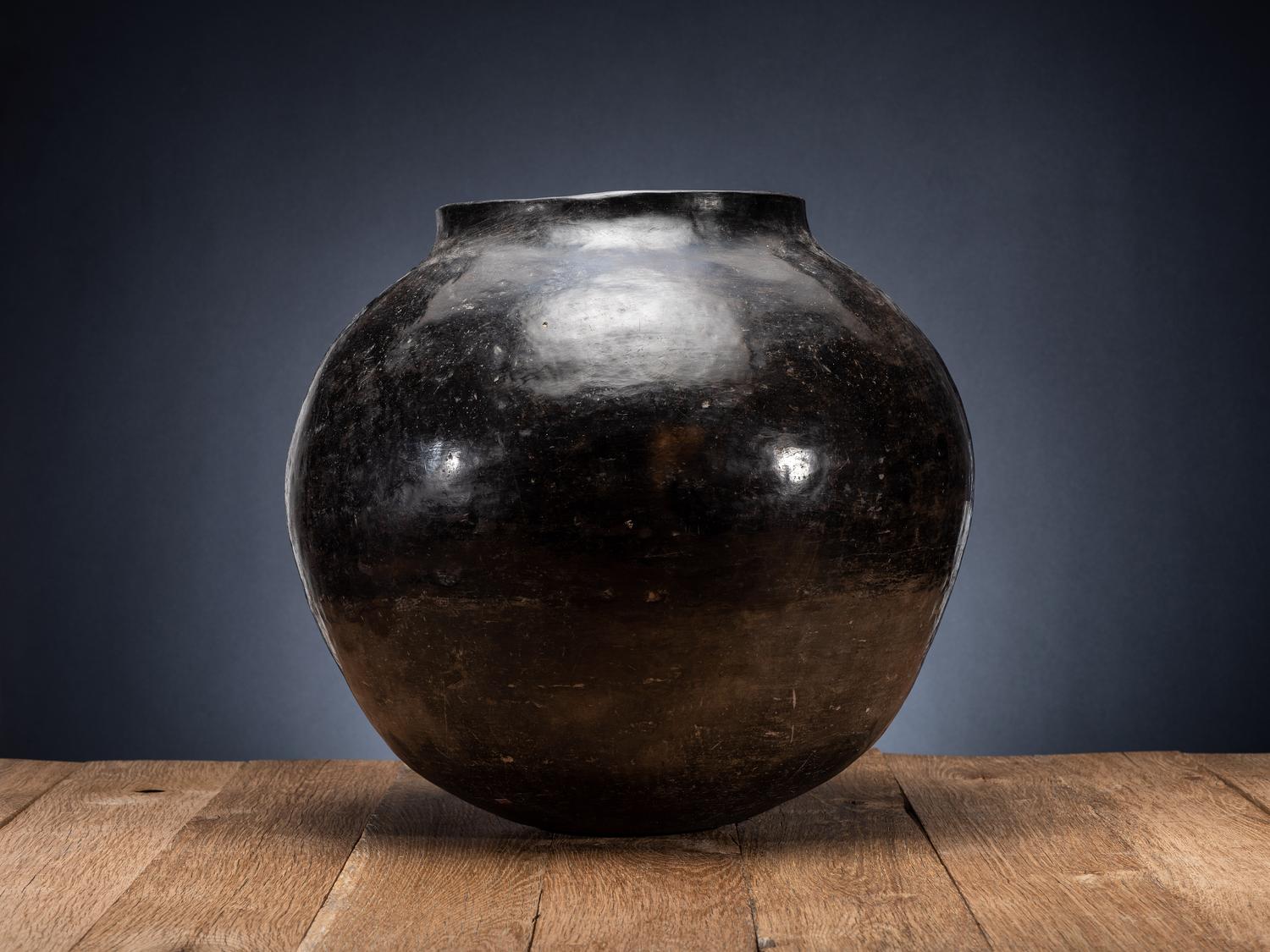 Ohkay Owingeh Pottery Storage Jar