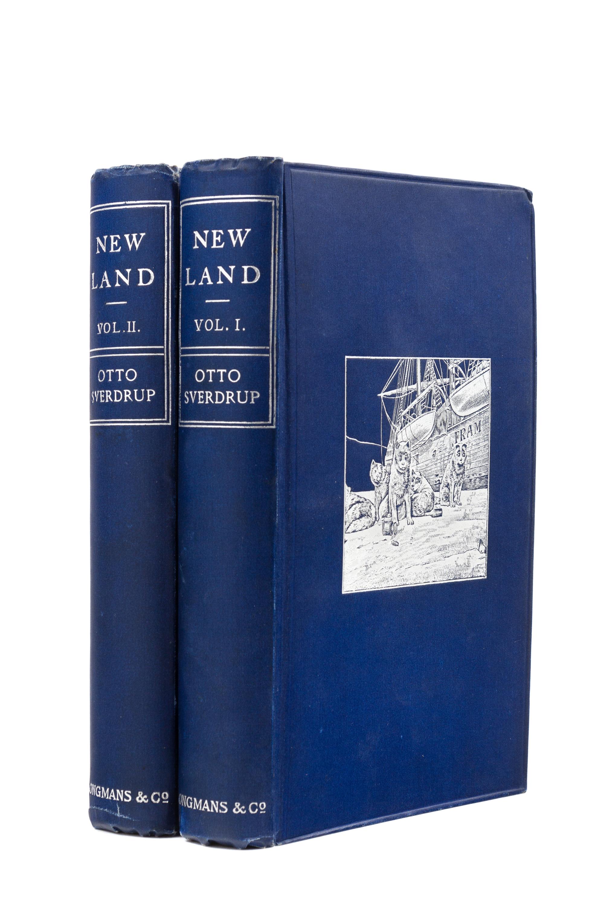 SVERDRUP, Otto. New Land; Four Years in the Arctic Regions. London: Longmans, Green & Co., 1904.