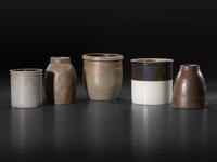 Twenty Stoneware Vessels