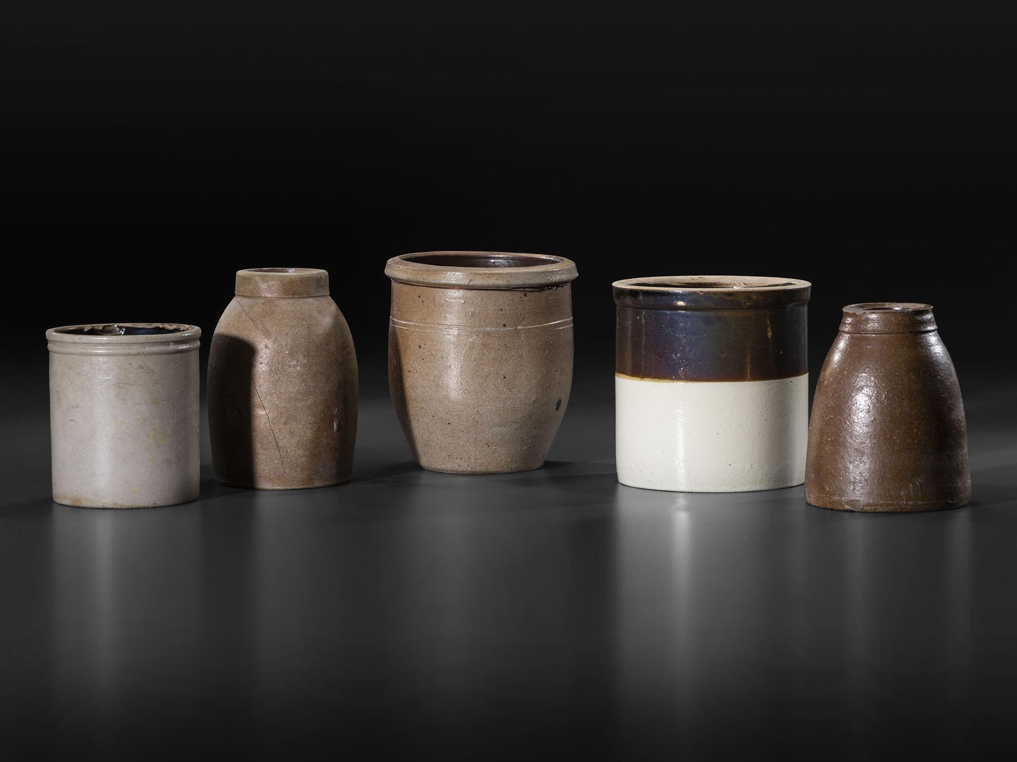 Twenty Stoneware Vessels