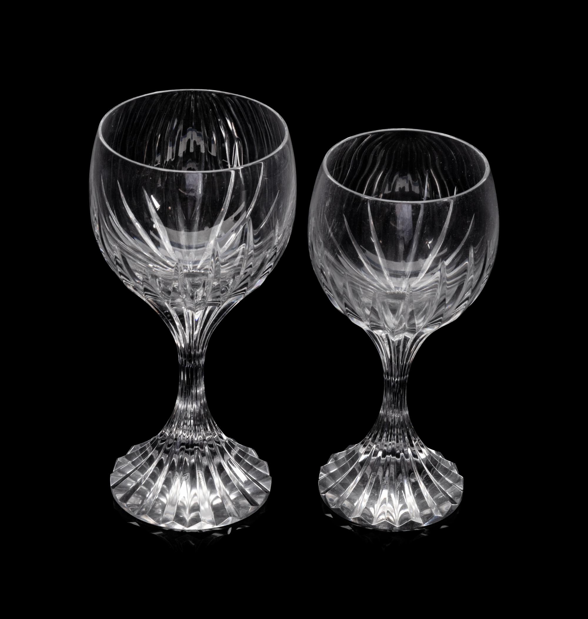 A Set of Baccarat Massena Stemware