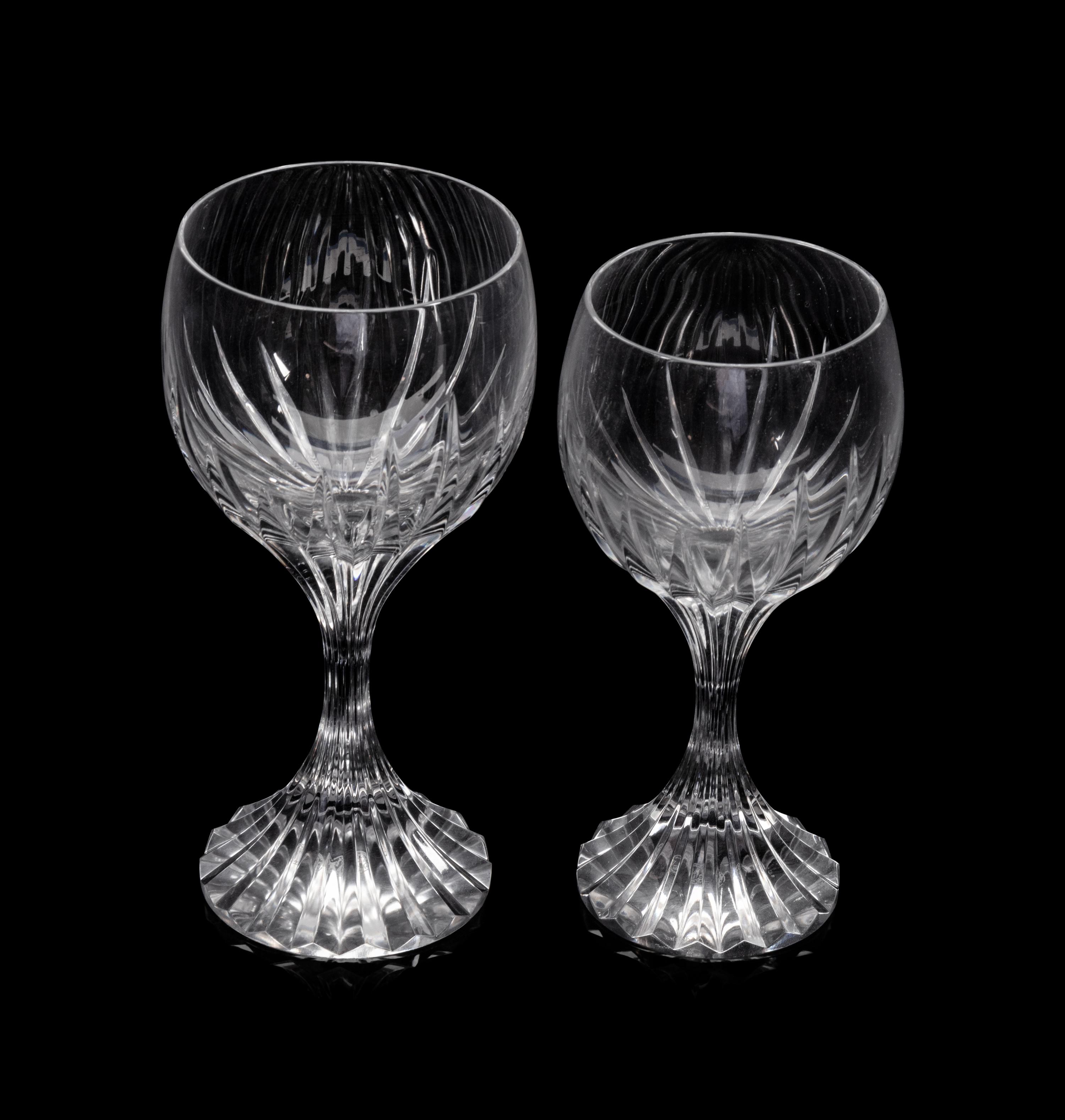 A Set of Baccarat Massena Stemware