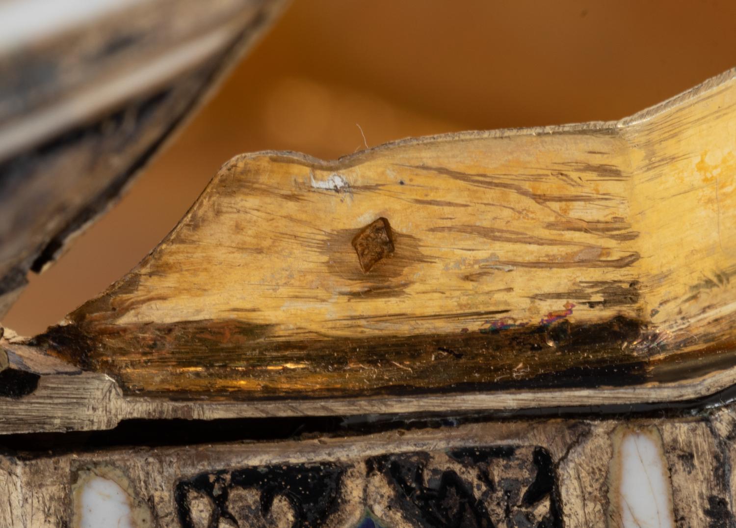 A French Engine-Turned Enamel and Silver-Gilt Box