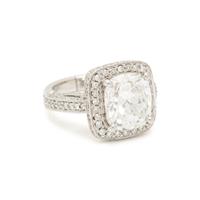 DIAMOND AND PLATINUM RING