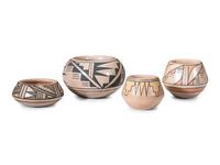 Miniature Polychrome Pottery Jars