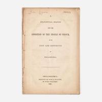 [African Americana] A Statistical Inquiry Into the Condition of the People of Colour, of the City and Districts of Philadelphia