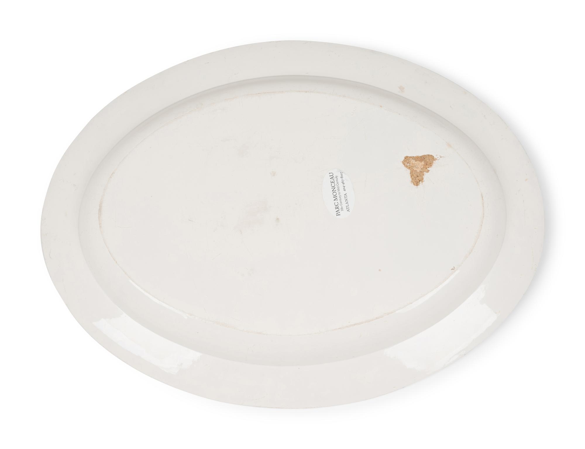 A French Creil Faience Platter