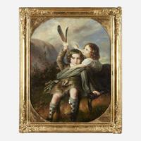 After Franz Xaver Winterhalter (German, 1805–1873) Prince Alfred (future Duke of Saxe-Coburg and Gotha) and Princess Helena (future Princess of Schleswig-Holstein) as Children