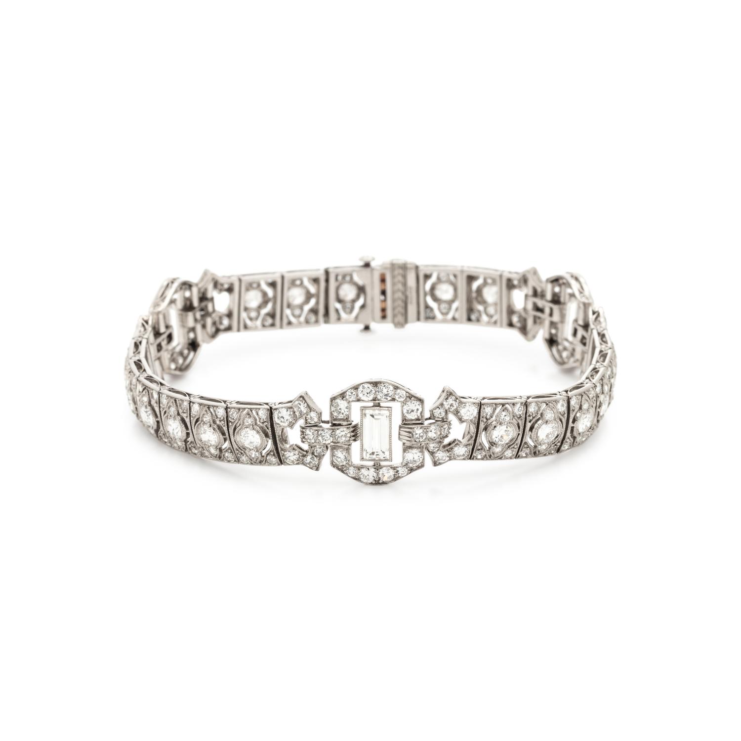 ART DECO, DIAMOND BRACELET