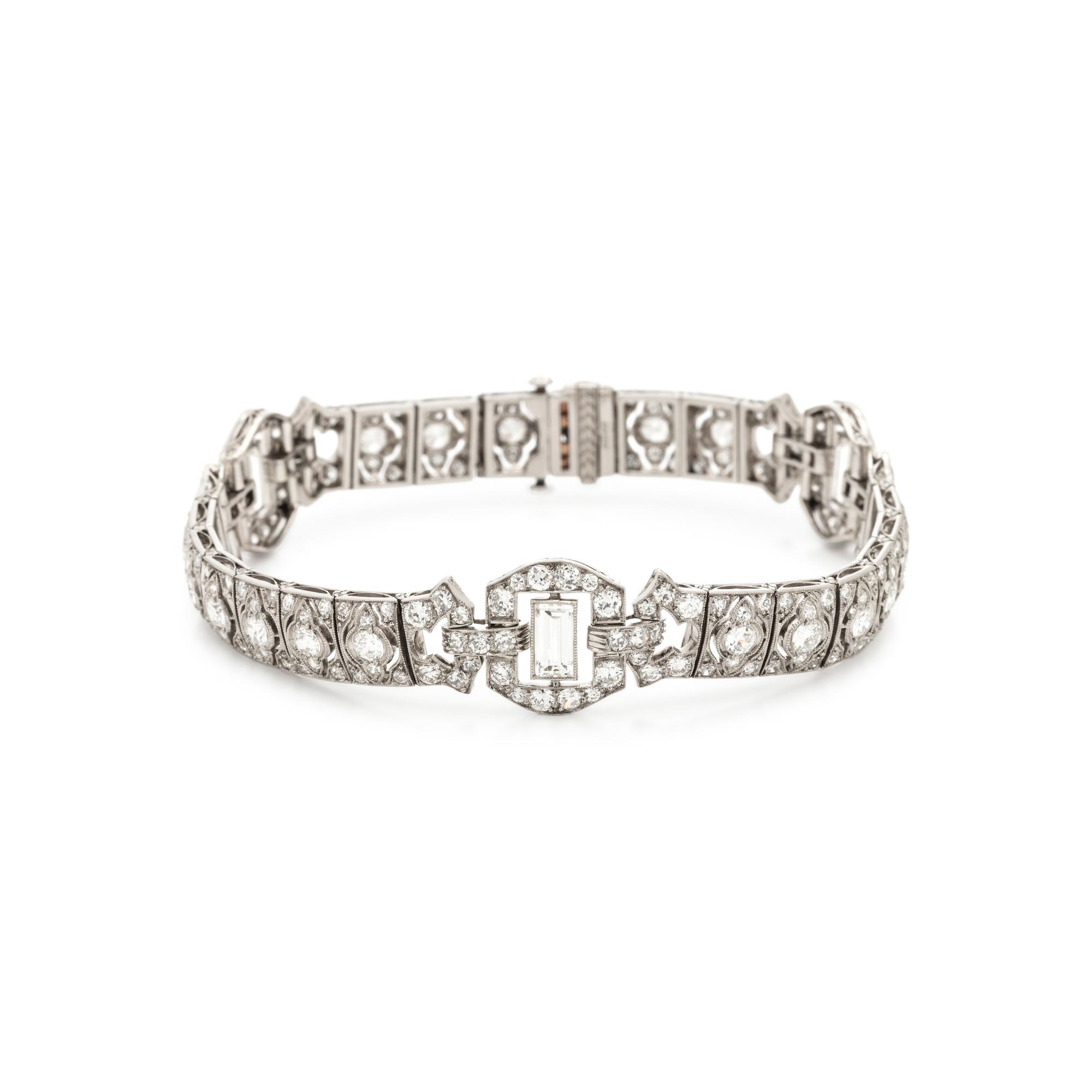 ART DECO, DIAMOND BRACELET
