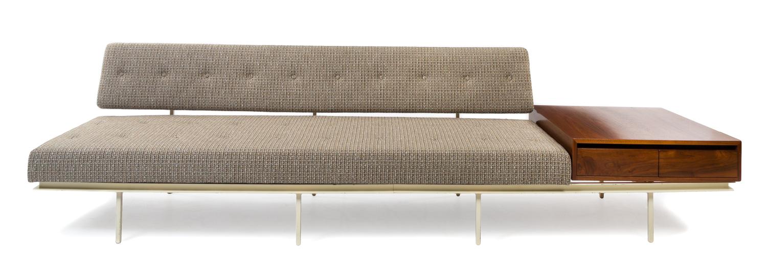 Florence Knoll (American, b. 1917), KNOLL, c.1954, sofa with attached table