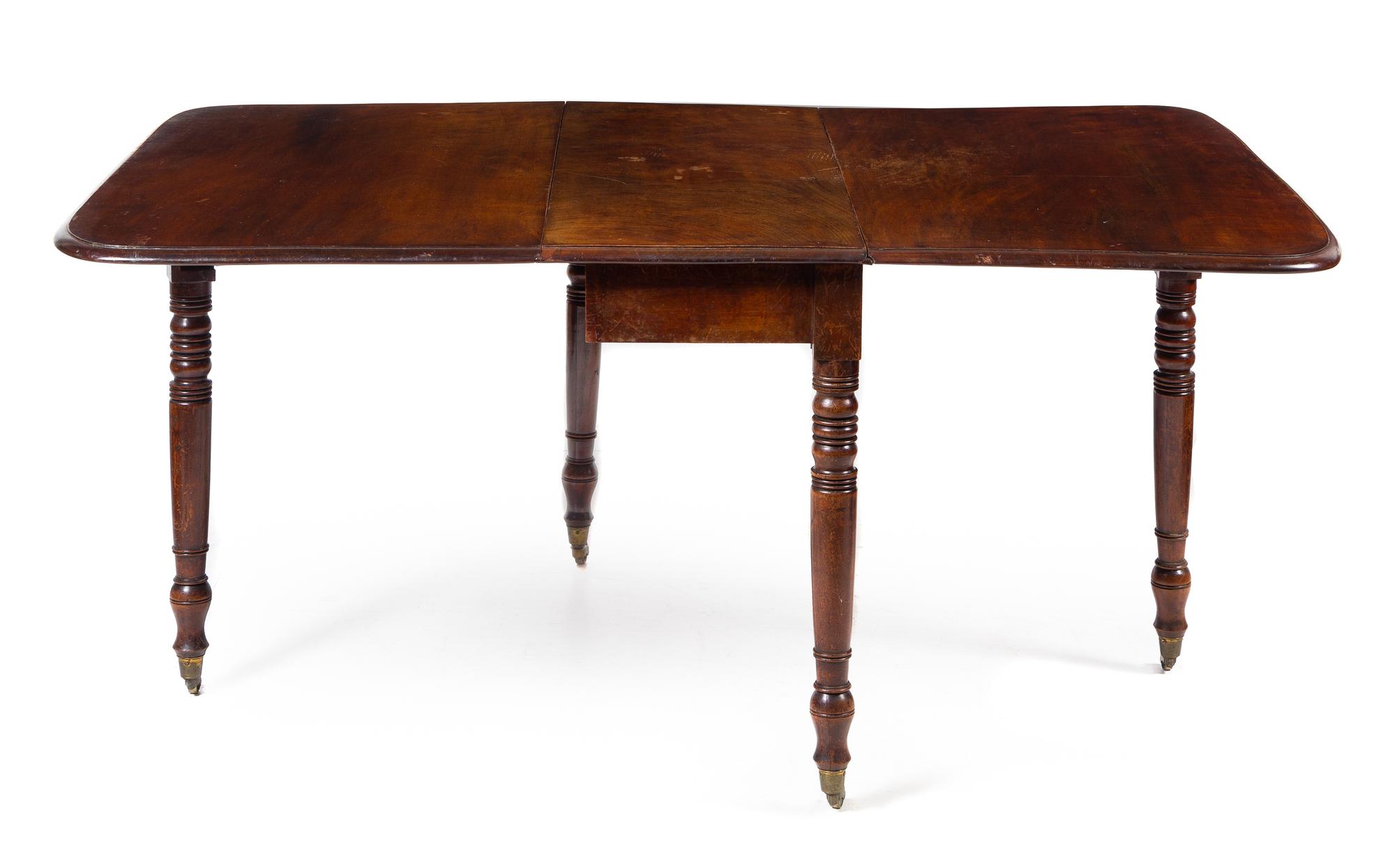 A Victorian Mahogany Drop-Leaf Table