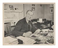 [TRUMAN, Harry S. (1884-1972)] – Lt. Col. James V. Hunt. Album containing approximately 60 signed photos of people related to President Truman's Cabinet and contemporary U.S. Senators and Congressmen, ca. 1944-1947.