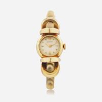 A Ladies 14K Yellow Gold LeCoultre Watch