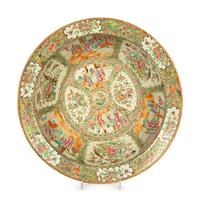A Chinese Rose Medallion Porcelain Basin