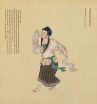 Two Portraits of People from Libo County from Series: Portraits of Periodical Offering