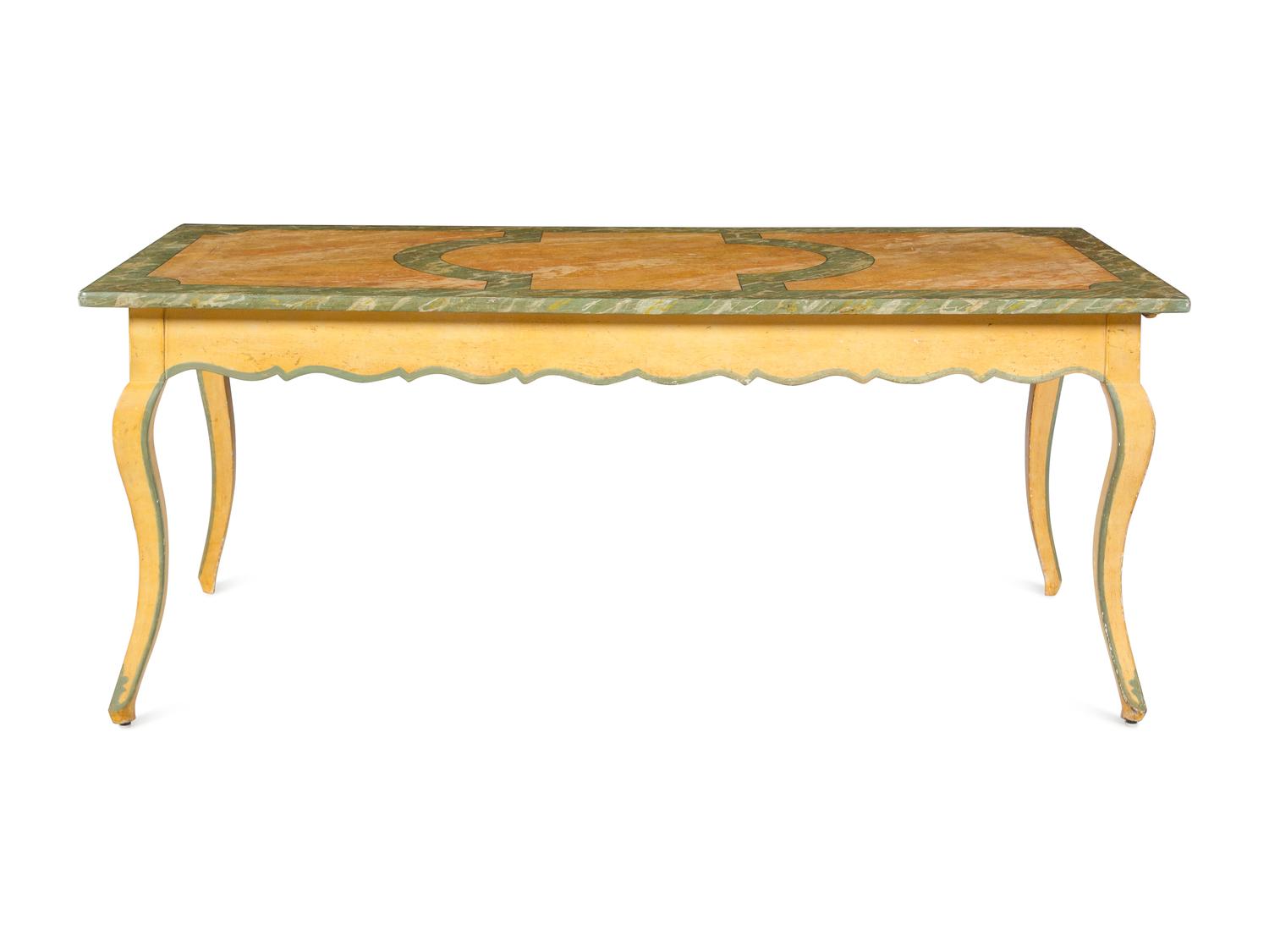 An Italian Painted Center Table