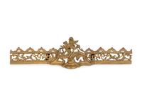 A Pair of Louis XV Style Bronze Andirons with a Fireguard